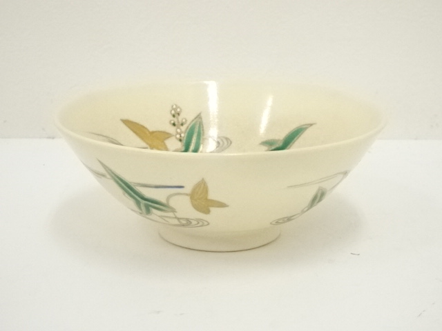 茶道具 膳所焼 色絵兜茶碗 共箱 未使用(K-A500) IMG_8196.JPG